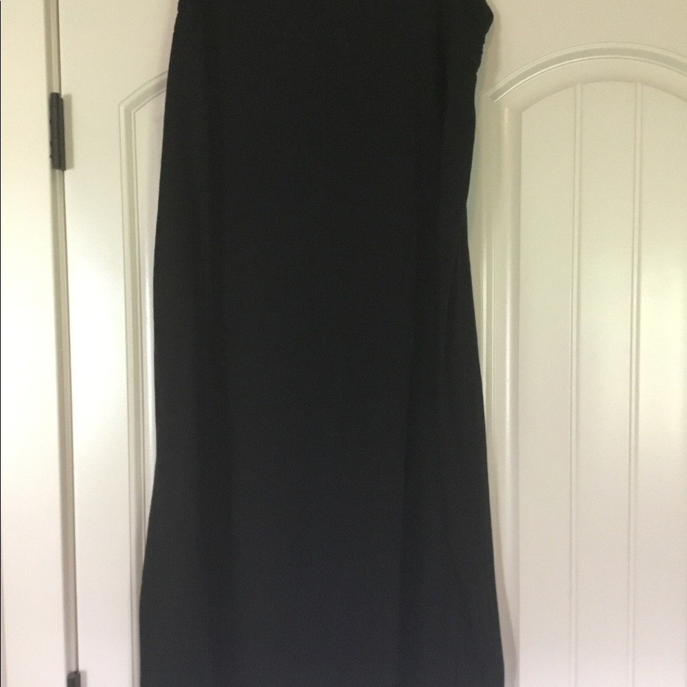 Jersey knit maxi skirt